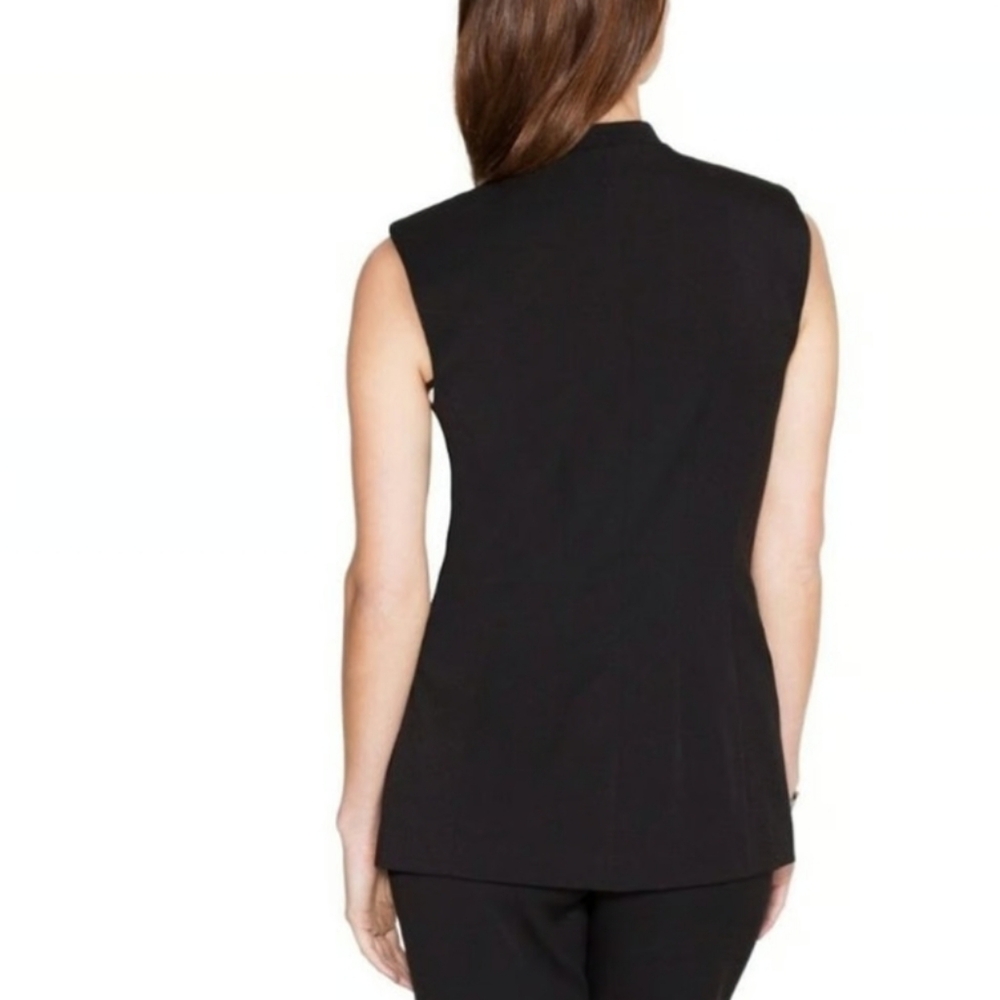 White House Black Market Sleeveless Suit Vest in Black - Size 4 - Picture 6 of 7